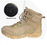 FREE SOLDIER Men's Waterproof Hiking Boots Lightweight Work Boots Military Tactical Boots Durable Combat Boots